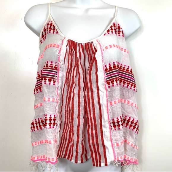 Lemlem Tops - Lemlem woven camisole top by Liya Kebede M/L